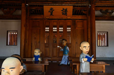 Kaohsiung, Taiwan - JAN 01, 2022: Fongyi Academy in Kaohsiung, Taiwan.のeditorial素材