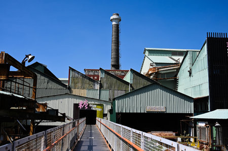Kaohsiung, Taiwan - FEB 18, 2022: Kaohsiung Ciaotou Sugar Refinery, Taiwanのeditorial素材