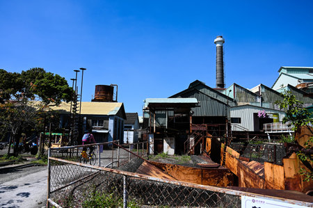 Kaohsiung, Taiwan - FEB 18, 2022: Kaohsiung Ciaotou Sugar Refinery, Taiwanのeditorial素材