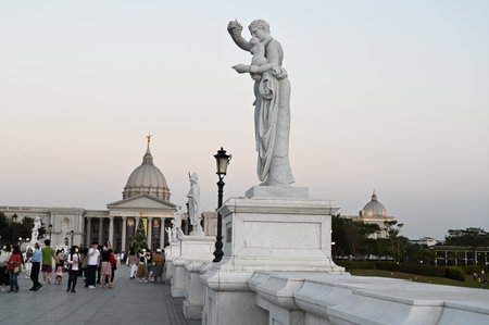 Tainan City, Taiwan - NOV 19, 2022: The Chimei Museum in Rende District of Tainan is one of the largest museums in Taiwan.のeditorial素材