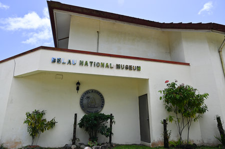 Koror, Palau - FEB 25, 2023: Belau National Museumのeditorial素材