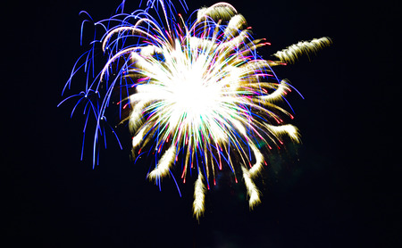 Fourth of July Fireworksの写真素材