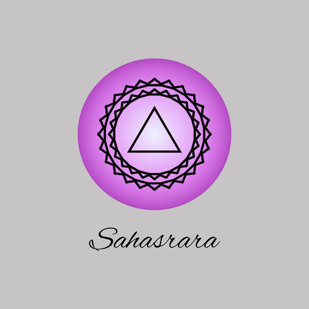 Chakra symbol of human.のイラスト素材