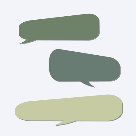 Thought frame. Speech bubble. Dream cloud. Talk balloon. Quote box.  Set of vector illustration icons.のイラスト素材