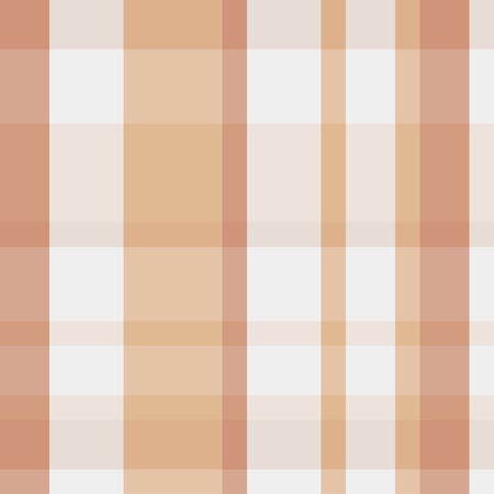 Traditional plaid in brown and beige cells. Tartan seamless vector pattern.のイラスト素材