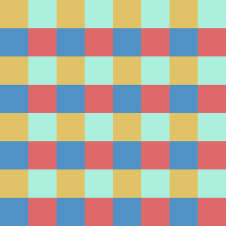 Abstract seamless pattern with squares. Geometric vector illustration.のイラスト素材