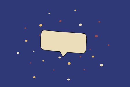 Thought frame. Speech bubble. Dream cloud. Talk balloon. Quote box.  Hand drawn vector illustration icons.  のイラスト素材