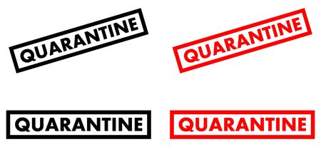 Virus concept. Quarantine zone sign isolated on white background. Banner, backdrop, icon. Vector illustration.のイラスト素材