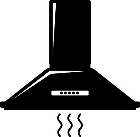 Cooking Kitchen Hood Icon in flat style. Vector Illustrationのイラスト素材
