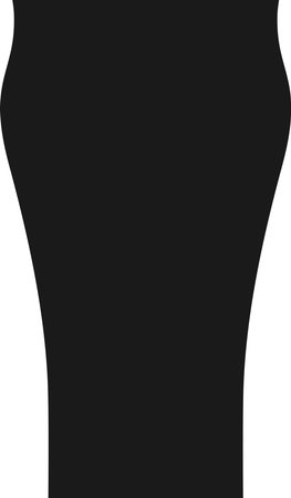 Silhouette of Beer Glass Icon.のイラスト素材