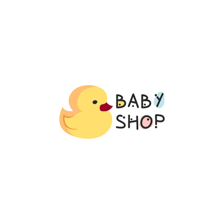 Baby shop logoのイラスト素材