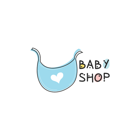 Baby shop logoのイラスト素材