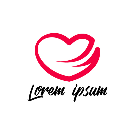 Love logo vectorのイラスト素材