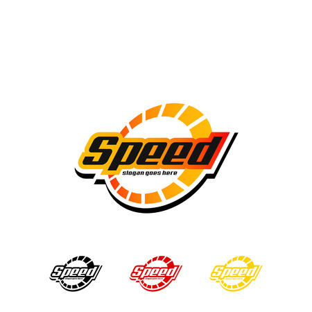 Speed logo vectorのイラスト素材