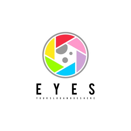 Eyes logoのイラスト素材