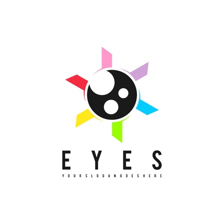 Eyes logoのイラスト素材