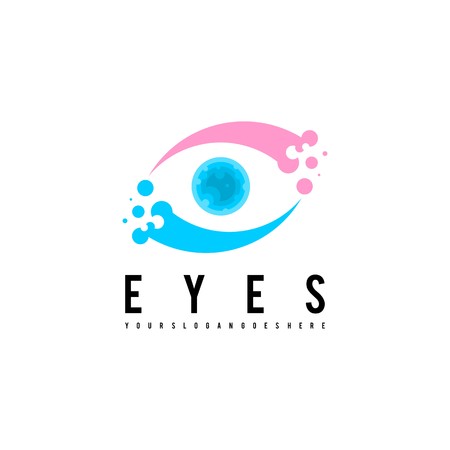 Eyes logoのイラスト素材