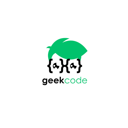 Geek logoのイラスト素材