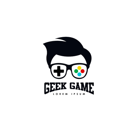 Geek logoのイラスト素材