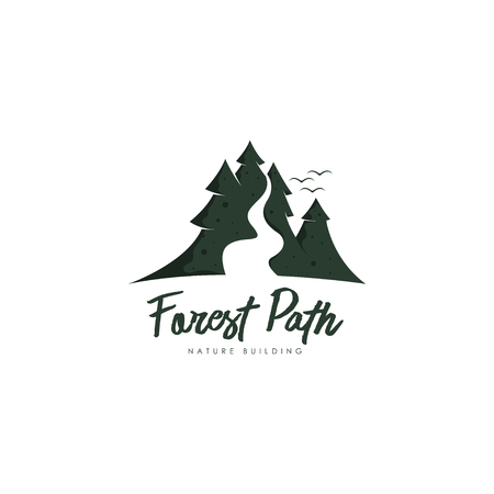 Forest logo templateのイラスト素材