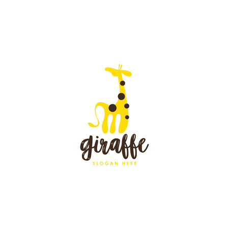 Giraffe logo templateのイラスト素材