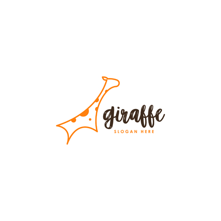 Giraffe logo templateのイラスト素材