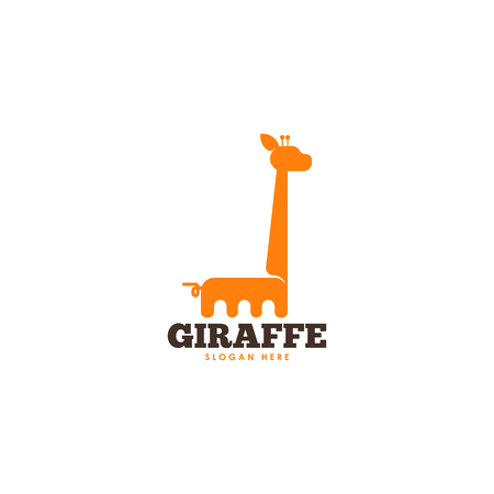 Giraffe logo templateのイラスト素材