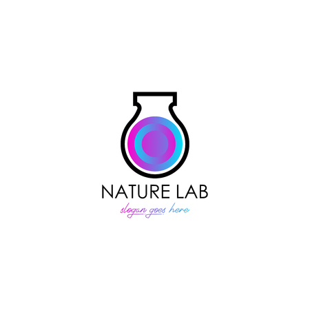 Lab logo templateのイラスト素材