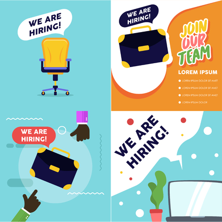 We Are Hiring Vacancy Open Recruitment Job Vacancy Banner Open