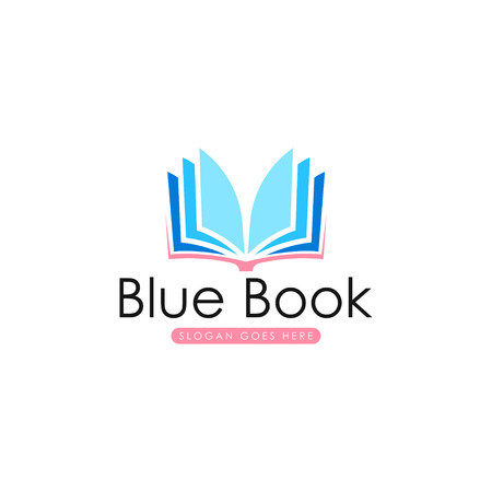 Book logo template vectorのイラスト素材