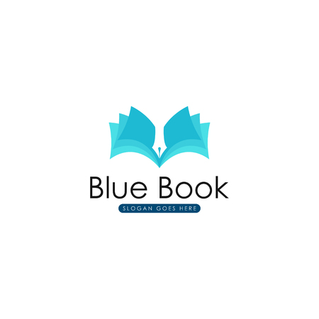 Book logo template vectorのイラスト素材
