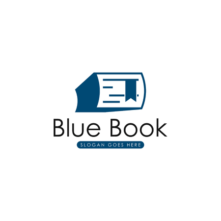 Book logo template vectorのイラスト素材