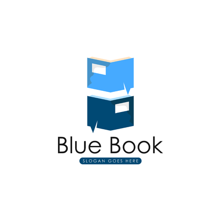 Book logo template vectorのイラスト素材