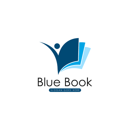 Book logo template vectorのイラスト素材