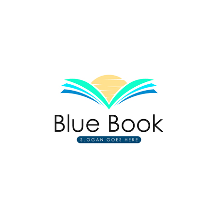 Book logo template vectorのイラスト素材