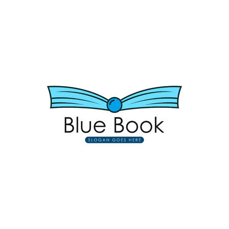 Book logo template vectorのイラスト素材