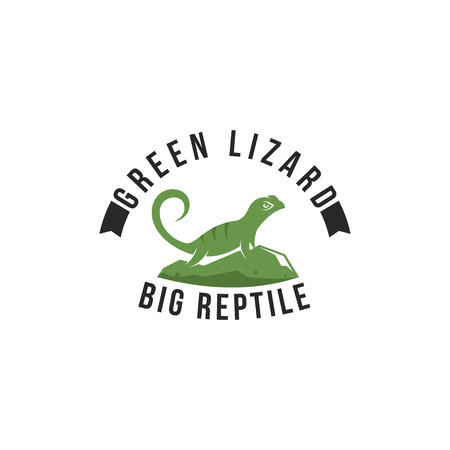 Lizard logo template vectorのイラスト素材