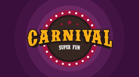 Carnival party background illustration vector with flat colorsのイラスト素材