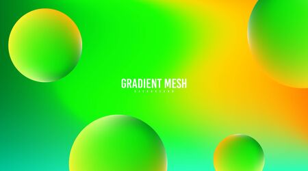 Colorful gradient background template with mesh tool technique illustrationのイラスト素材