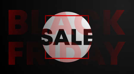 Black friday banner and background template vector. Flyer template for black friday.のイラスト素材