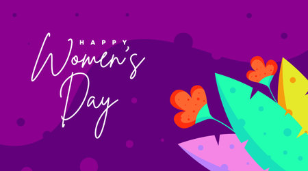 Happy Women's Day Background Illustration Vector