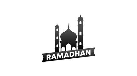 Ramadhan Logo Concept Vector. Ramadhan Identity Logo Template.のイラスト素材