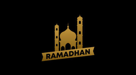 Ramadhan Logo Concept Vector. Ramadhan Identity Logo Template.のイラスト素材