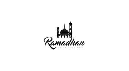 Ramadhan Logo Concept Vector. Ramadhan Identity Logo Template.のイラスト素材