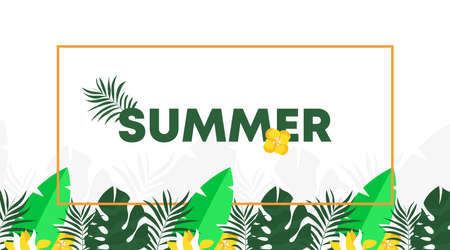 Summer day background illustration vector art
