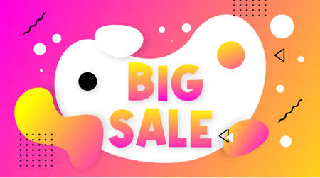 Big sale web banner illustration vector. Discount 50% off backgroundのイラスト素材
