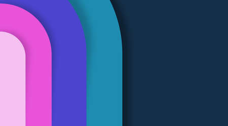 Colorful and abstract background in papercut style. Can be used as web banners and digital flyers