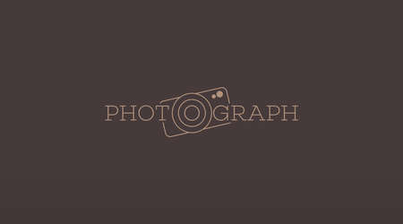 Photography Logo Design Template for Personal Photography Branding Logo