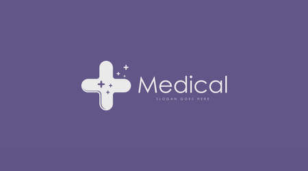 Simple Medical Logo Design Concept Vector. Health Logo Templateのイラスト素材