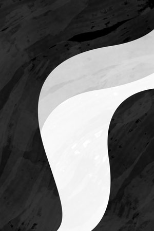 Modern Simple Abstract Neutral Wall Art. Minimalist Brush Strokes Wall Decor Printableのイラスト素材